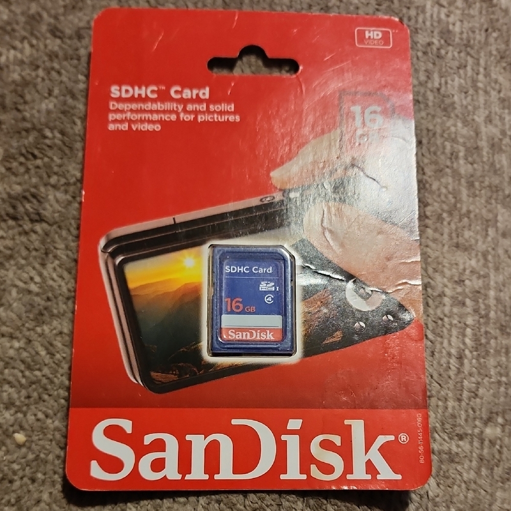 SanDisk Flash 16 GB SDHC Flash Memory Card
